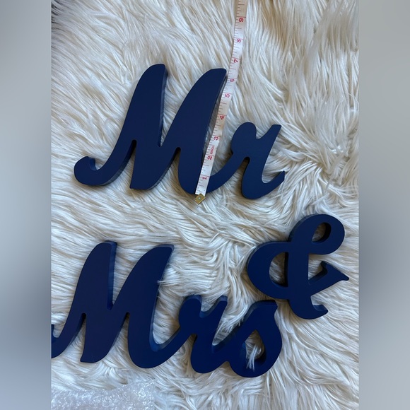 “Mr. & Mrs.” wooden prop sign - Picture 3 of 3